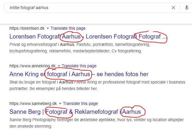 intitle fotp eksempel